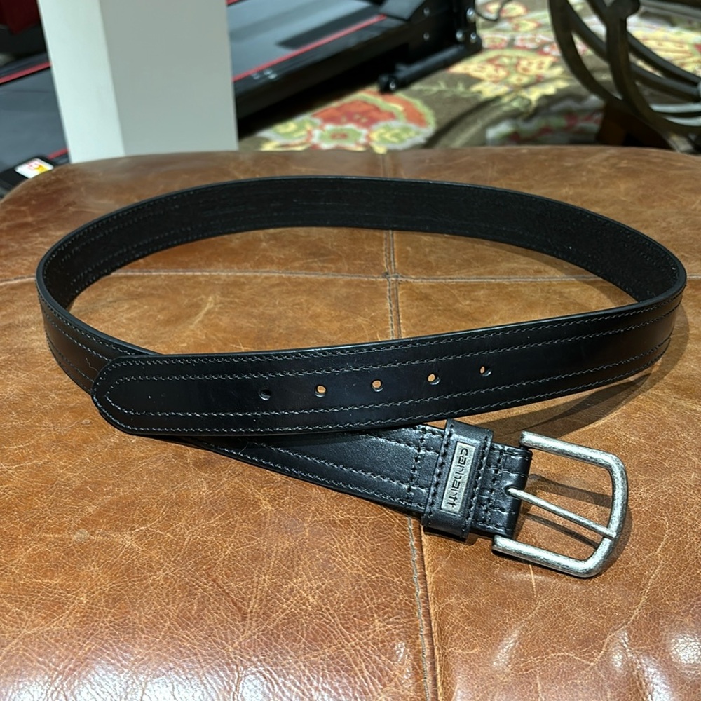 Carhartt 44” black leather belt 2230 NWOT